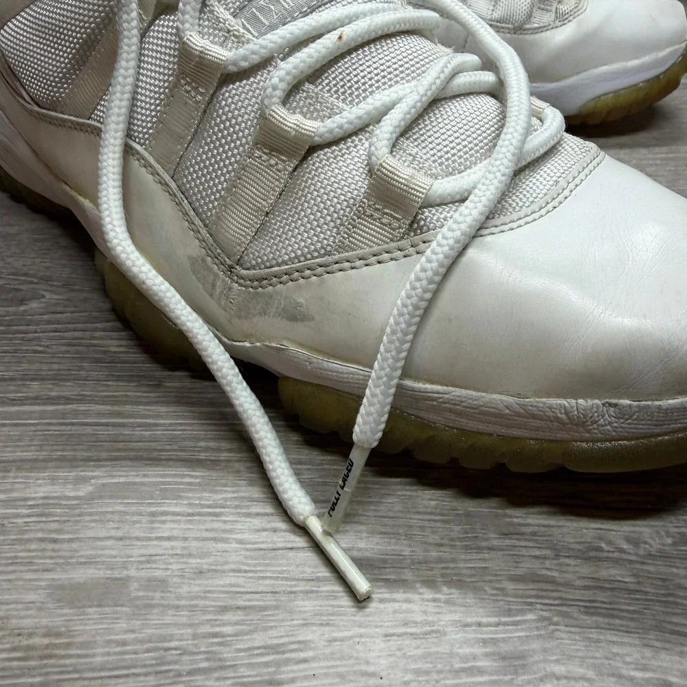 Air Jordan 11 Retro Silver High Anniversary Mens Basketball Shoes SZ 11 Sneakers
